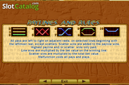 Screen6. The Great Egypt slot