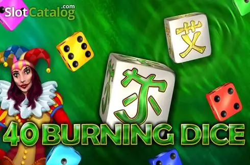 40 Burning Dice Logo