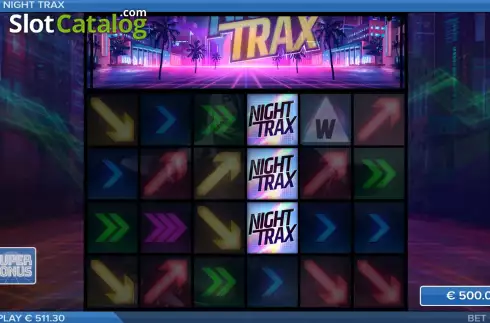 Bonus Symbols. Night Trax slot