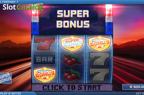 Super Bonus 1. Freeway 7 slot