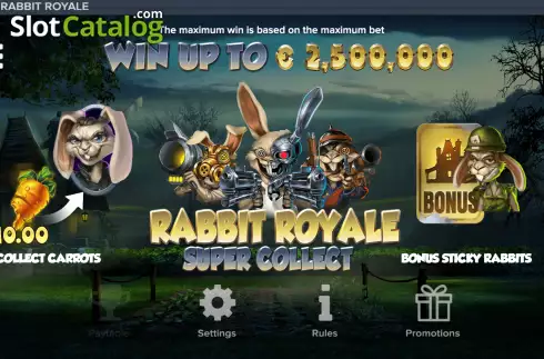 Schermo9. Rabbit Royale slot