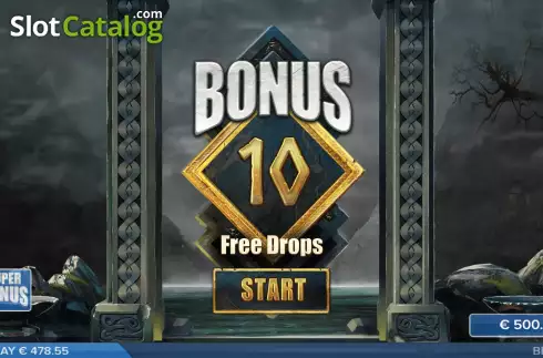Free Spins Win Screen. Valhall Gold slot