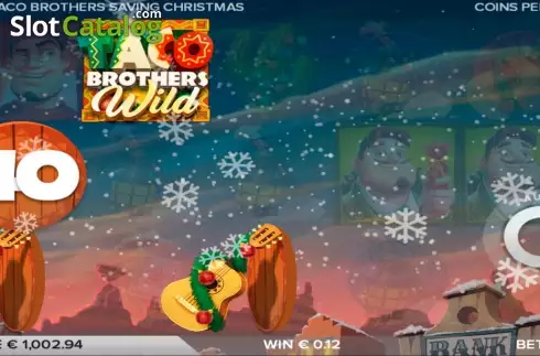 画面7. Taco Brothers Saving Christmas カジノスロット