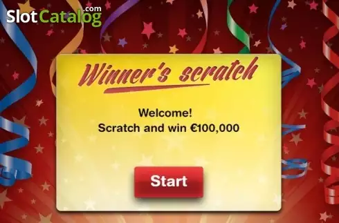 Game Screen 1. Winners Scratch slot