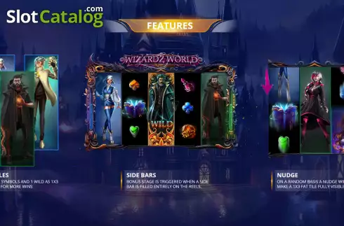 Bildschirm5. Wizardz World slot