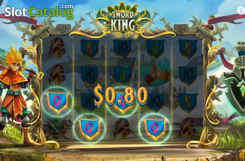 Win screen 2. Sword King slot