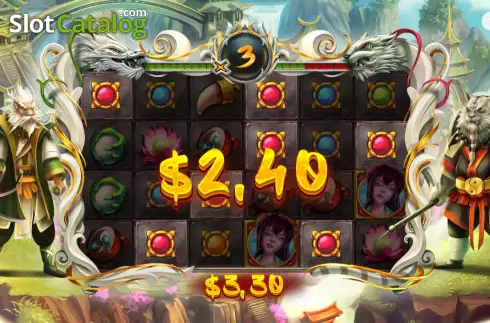 Bildschirm3. Battle of Myths slot
