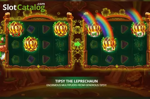 Game Features screen 4. Tipsy Charms slot