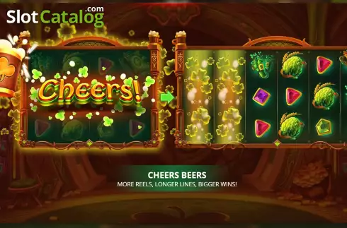 Game Features screen 5. Tipsy Charms slot