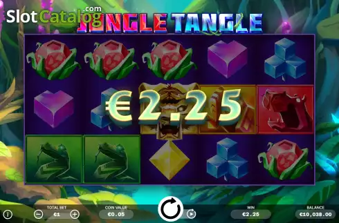 Win Screen 2. Jungle Tangle slot