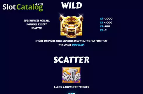 Wild and Scatter Symbols. Jungle Tangle slot