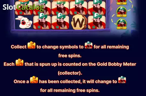 Free Spins screen 2. Adventure of Bobby Woods slot