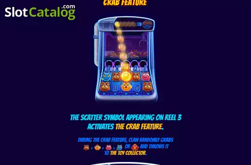 Crab feature screen. Slot Crab slot