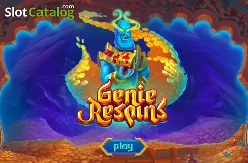 Start Screen. Genie Respins slot