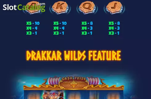 Bildschirm7. Vikings Wild Cash slot