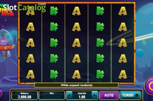 Reel Screen. Space Spins (Electric Elephant) slot