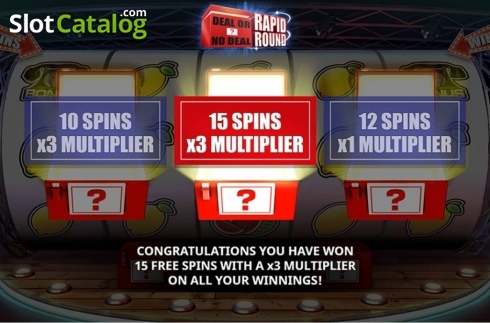 Free Spins. Deal Or No Deal Rapid Round slot