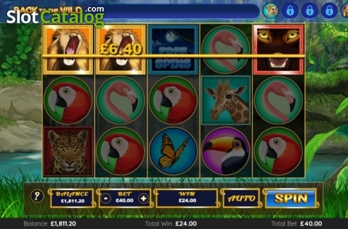 Win Screen 3. Back To The Wild slot
