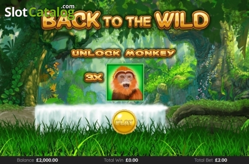 Start Screen. Back To The Wild slot