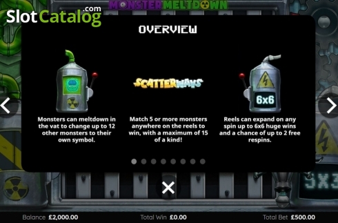 Bildschirm7. Monster Meltdown slot