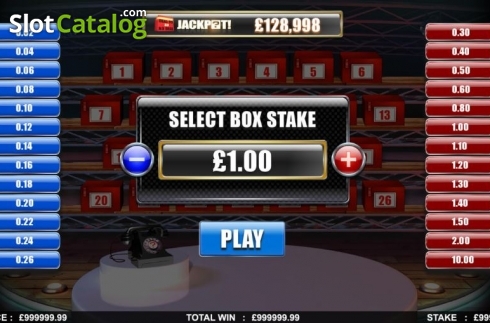 Game Screen 1. Deal or No Deal Jackpot slot