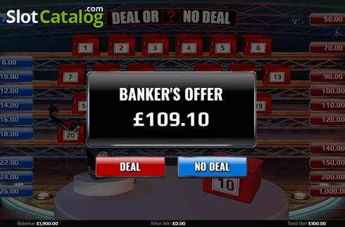 Game Screen 3. Deal Or No Deal (Endemol Games) slot