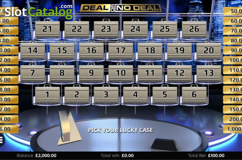 Game Screen 1. Deal or No Deal International slot
