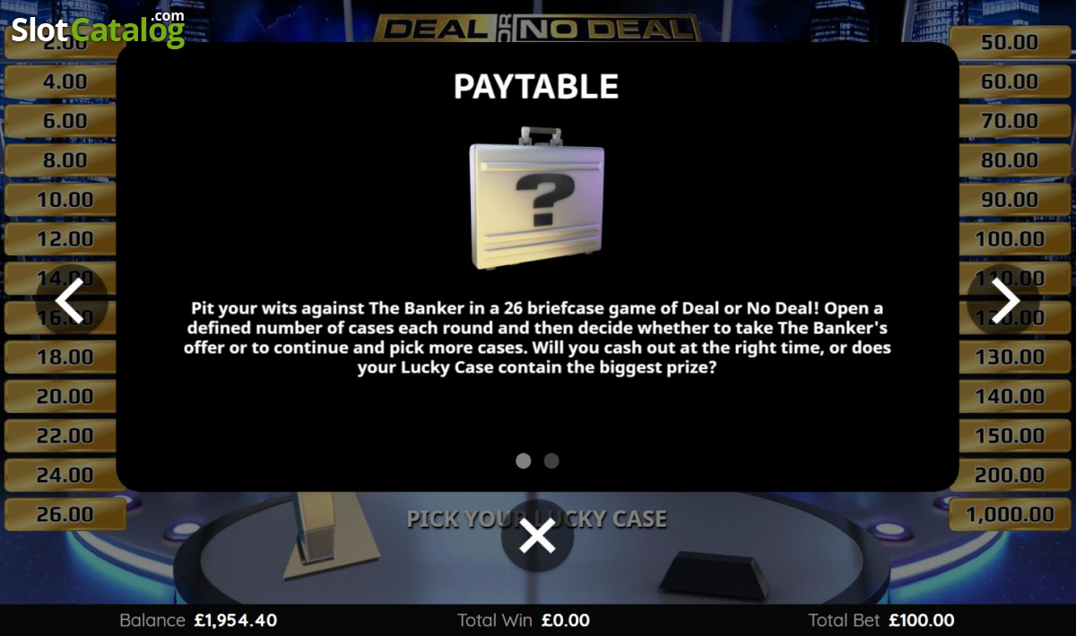 Play Deal Or No Deal Slots