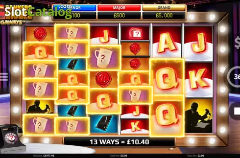 Win Screen 3. Deal Or No Deal Bankers Riches Megaways slot