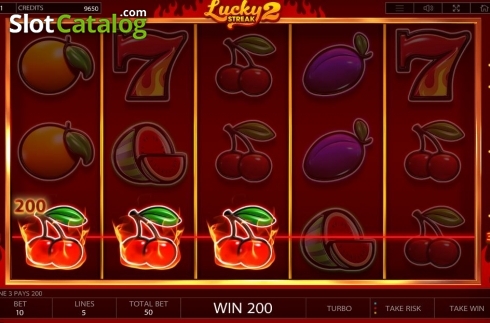 Win Screen. Lucky Streak 2 slot