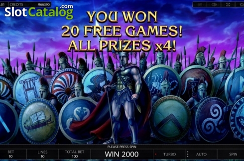 Free Spins 1. Almighty Sparta slot