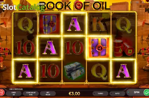 Win screen 2. Book of Oil slot