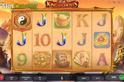 Win screen 2. King of Ghosts slot