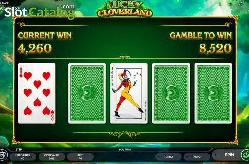 Gamble. Lucky Cloverland slot
