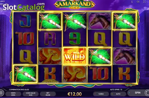Bildschirm4. Samarkand's Gold slot