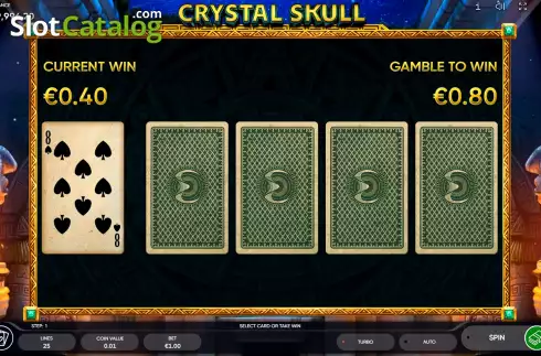 Bildschirm4. Crystal Skull (Endorphina) slot