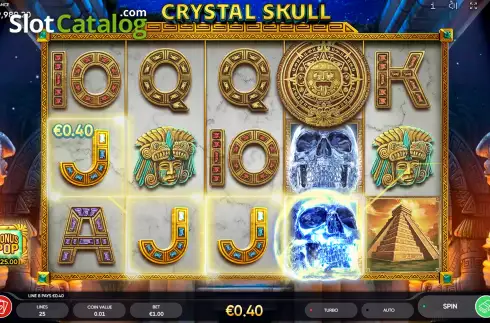 Bildschirm6. Crystal Skull (Endorphina) slot