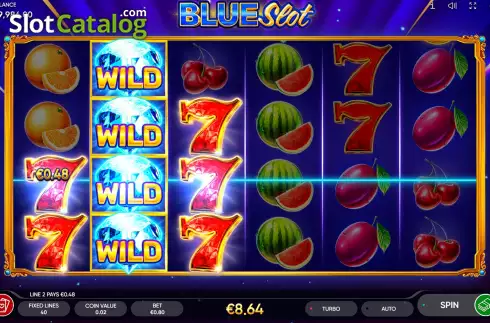 Win Screen 4. Blue Slot slot