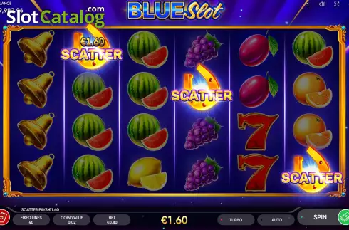 Win Screen 5. Blue Slot slot