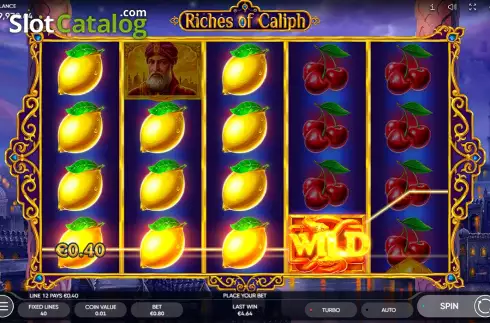 Win Screen 2. Riches of Caliph slot