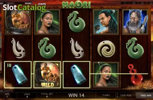Ecran4. Maori slot