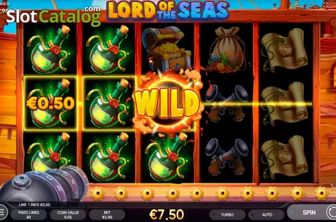 Win Screen 4. Lord of the Seas (Endorphina) slot