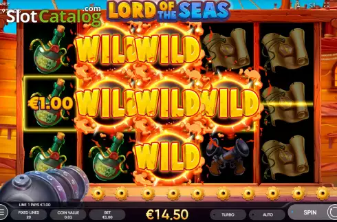 Win Screen 5. Lord of the Seas (Endorphina) slot