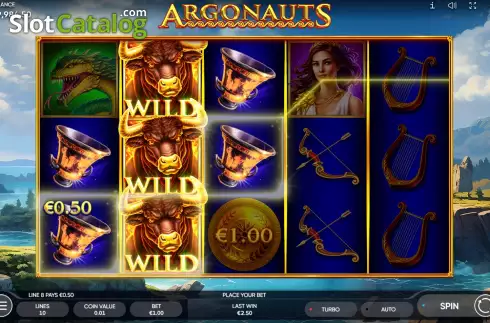 Win Screen 2. Argonauts slot