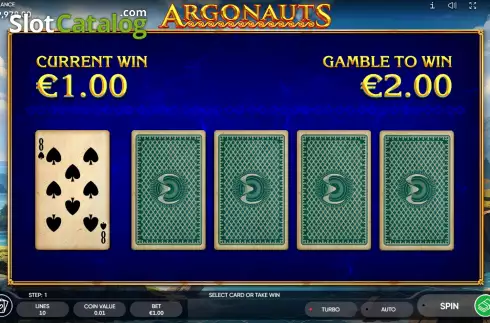 Win Screen 4. Argonauts slot