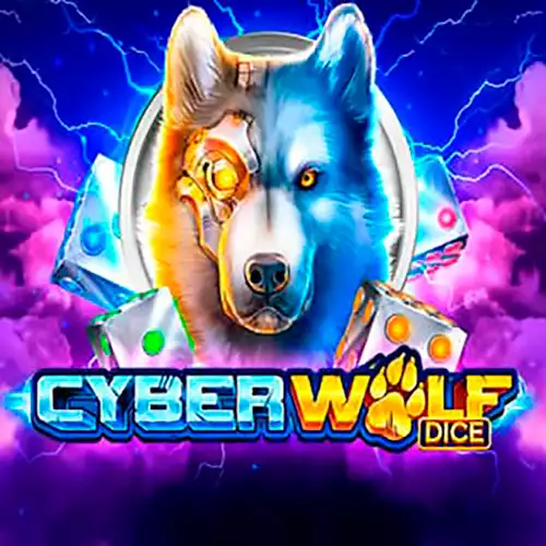 Cyber Wolf Dice Logo