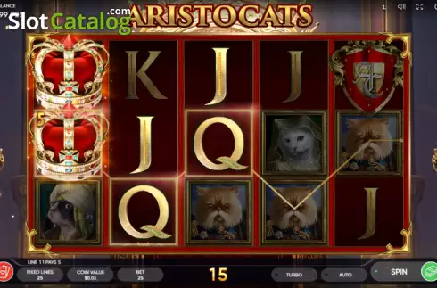 Win screen. Aristocats slot