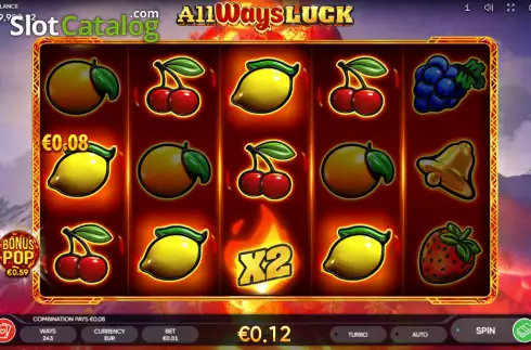 Win screen. All Ways Luck slot