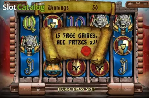 Free spin. The King (Endorphina) slot