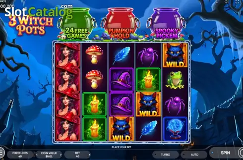 Schermo2. 3 Witch Pots slot